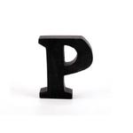 Litera ozdobna mała - P - czarna w sklepie internetowym Niemajakwdomu.com