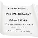 Bieżnik French Home - Cafe Bar M - biały w sklepie internetowym Niemajakwdomu.com