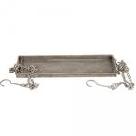 Metalowa półka kwietnik do zawieszenia - H2x41x13,5 cm w sklepie internetowym Niemajakwdomu.com