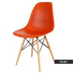 Krzesło Basic pomarańczowe buk w sklepie internetowym Selsey Polska