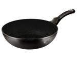 Wok granitowy 28cm BERLINGER HAUS Black Silver BH-1848 w sklepie internetowym TanieAGD.pl