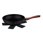 Wok granitowy 28cm 3.2L BERLINGER HAUS Ebony Rosewood BH-1719 w sklepie internetowym TanieAGD.pl