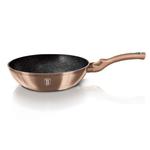 Patelnia z powłoką granitową / wok 30cm BERLINGER HAUS Metallic Line Rosegold BH-6171 w sklepie internetowym TanieAGD.pl