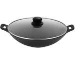 Wok żeliwny z pokrywą 31cm KRISBERG KS-2561 w sklepie internetowym TanieAGD.pl