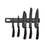 Zestaw noży z listwą magnetyczną 6 elementów BERLINGER HAUS Carbon Pro BH-2682 w sklepie internetowym TanieAGD.pl