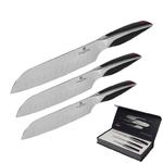 Zestaw 3 noży santoku BERLINGER HAUS Phantom BH-2024 w sklepie internetowym TanieAGD.pl