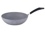 Patelnia wok BERLINGER HAUS 28cm Gray Stone Touch BH-1159 w sklepie internetowym TanieAGD.pl