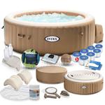 Dmuchane SPA jacuzzi z masażem 2 pokrywy 196 x 71 cm INTEX 28476 w sklepie internetowym Baseny-polska.pl