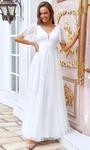Ślubna suknia w romantycznym stylu, tiulowa sukienka ślubna z brokatem 0278 w sklepie internetowym Lejdi.pl