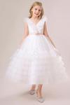 Elegancka sukienka dla dziewczynki na komunię, na biały tydzień, dla małej druhny 316 w sklepie internetowym Lejdi.pl