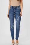 Ciemno niebieskie jeansy damskie, jeansy Vero Moda Brenda 9130 w sklepie internetowym Lejdi.pl