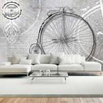 Fototapeta - Vintage bicycles - black and white w sklepie internetowym Radimar