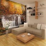 Fototapeta - Autumn landscape : waterfall in forest w sklepie internetowym Radimar