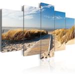Obraz - Dzika plaża - 5 części OBRAZ NA PŁÓTNIE WŁOSKIM w sklepie internetowym Radimar