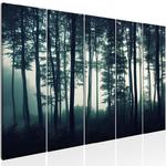 Obraz - Mroczny las (5-częściowy) wąski OBRAZ NA PŁÓTNIE WŁOSKIM w sklepie internetowym Radimar