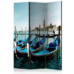 Parawan 3-częściowy - Gondole na Canal Grande, Wenecja [Room Dividers] w sklepie internetowym Radimar