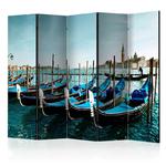 Parawan 5-częściowy - Gondole na Canal Grande, Wenecja [Room Dividers] w sklepie internetowym Radimar