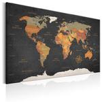 Obraz - Mapa świata: Tajemnice Ziemi w sklepie internetowym Radimar