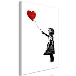 Obraz - Banksy: Dziewczynka z balonem (1-częściowy) pionowy w sklepie internetowym Radimar