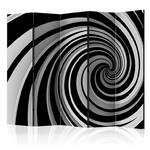 Parawan 5-częściowy - Black and white swirl II [Room Dividers] w sklepie internetowym Radimar