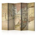 Parawan 5-częściowy - Gondolas in Venice II [Room Dividers] w sklepie internetowym Radimar