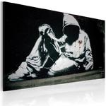 Obraz - Zabójca incognito (Banksy) OBRAZ NA PŁÓTNIE WŁOSKIM w sklepie internetowym Radimar