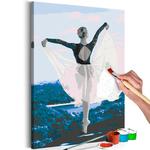 Obraz do samodzielnego malowania - Baletnica w plenerze w sklepie internetowym Radimar