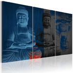 Obraz - Budda - rzeźba OBRAZ NA PŁÓTNIE WŁOSKIM w sklepie internetowym Radimar