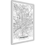 Plakat - Plan miasta: Frankfurt w sklepie internetowym Radimar