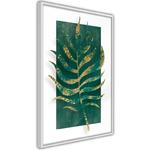 Plakat - Pozłacany liść palmy w sklepie internetowym Radimar