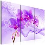 Obraz - Eteryczna orchidea - fiolet OBRAZ NA PŁÓTNIE WŁOSKIM w sklepie internetowym Radimar