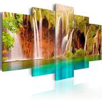 Obraz - Leśny wodospad OBRAZ NA PŁÓTNIE WŁOSKIM w sklepie internetowym Radimar