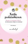 Karta podarunkowa o wartości 50 zł w sklepie internetowym Intimiti.pl