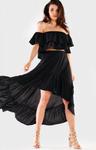 Awama czarna hiszpańska spódnica z falbaną A422 w sklepie internetowym Intimiti.pl