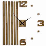 Drewniany zegar ścienny dębowy LAMELE 100cm w sklepie internetowym Flexistyle
