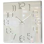 Zegar ścienny do salonu biały DIGIT 30cm w sklepie internetowym Flexistyle