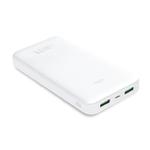 Puro White Fast Charger Power Bank – Power bank dla smartfonów i tabletów 20000 mAh, 2xUSB-A + 1xUSB-C (biały) w sklepie internetowym iShock.pl