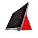 STM Dux Plus Duo - Etui pancerne iPad 10.2" (2021-2019) MIL-STD-810G z uchwytem Apple Pencil (Red) w sklepie internetowym iShock.pl
