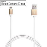 PURO Metal - Kabel połączeniowy USB Apple złącze Lightning 1m MFI (złoty) w sklepie internetowym iShock.pl