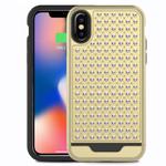 Zizo Star Diamond Hybrid Cover - Etui iPhone X (Gold/Black) w sklepie internetowym iShock.pl