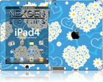 Nexgen Skins - Zestaw skórek na obudowę z efektem 3D iPad 2/3/4 (Hearts and Daisies 3D) w sklepie internetowym iShock.pl