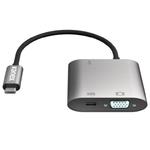 Kanex USB-C VGA Adapter with Power Delivery - Adapter z USB-C na USB 1,5 A, USB-C Power Delivery 60 W + VGA Full HD (Anodized Aluminum) w sklepie internetowym iShock.pl
