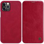 Nillkin Qin Leather Case - Etui Apple iPhone 12 Pro Max (Red) w sklepie internetowym iShock.pl
