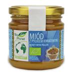 MIÓD Z PYŁKIEM KWIATOWYM BIO 250 g - BIO PLANET w sklepie internetowym Ekolandia24