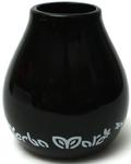 MATERO CERAMICZNE LUKA NEGRO Z WIANKIEM 350 ml - ORGANIC MATE GREEN w sklepie internetowym Ekolandia24