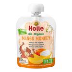 MUS W TUBCE MANGO MAŁPKA (MANGO - JOGURT) BEZ DODATKU CUKRÓW OD 8 MIESIĄCA BIO 85 g - HOLLE w sklepie internetowym Ekolandia24