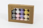 Świecące kule COTTON BALLS LILA PASTEL w sklepie internetowym fifishop