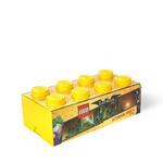 Pojemnik w kształcie klocka LEGO 8 - żółty w sklepie internetowym fifishop