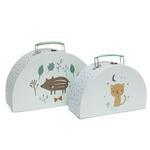 Petit Monkey - Forest Friends walizeczki 2 szt. - Dzik i Leopard w sklepie internetowym fifishop