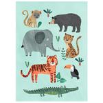 Petit Monkey - Poster Wild Animals 70 x 50 cm w sklepie internetowym fifishop